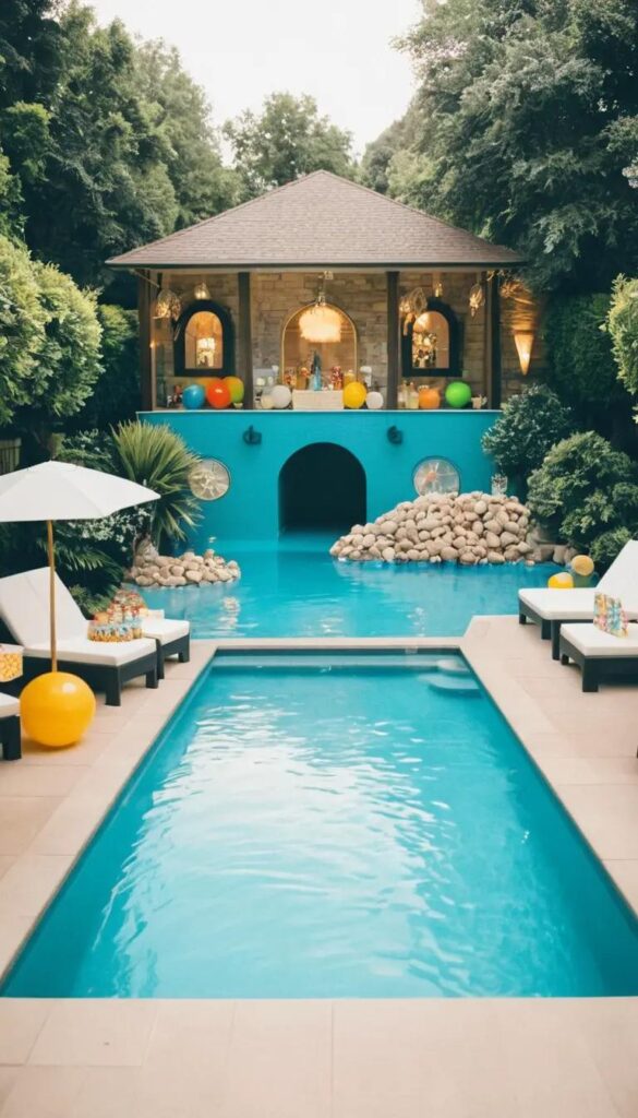 Swimming Pool Party Decoration Ideas