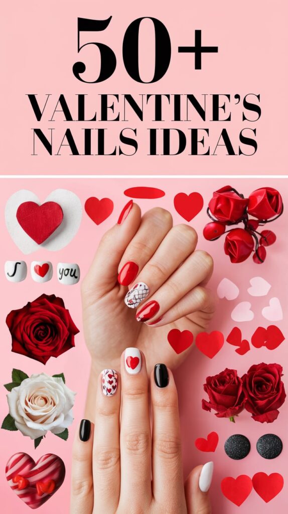 Valentine nail ideas