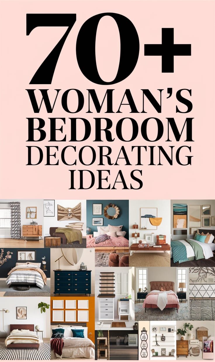 Woman's Bedroom Decorating Ideas: Feminine and Stylish