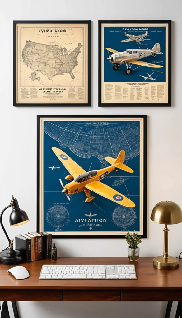 Aviation Work Office Decor Ideas