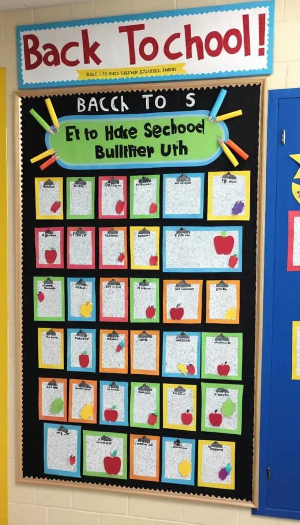 Back to School Bulletin Board Ideas