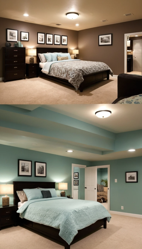 Basement Bedroom Decorating Ideas