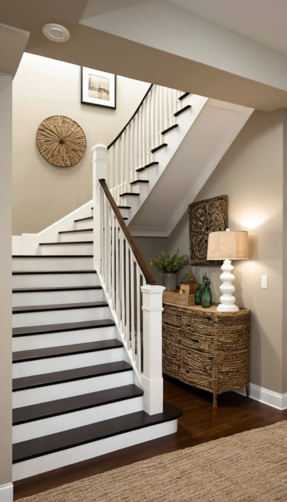 Basement Stairs Decorating Ideas