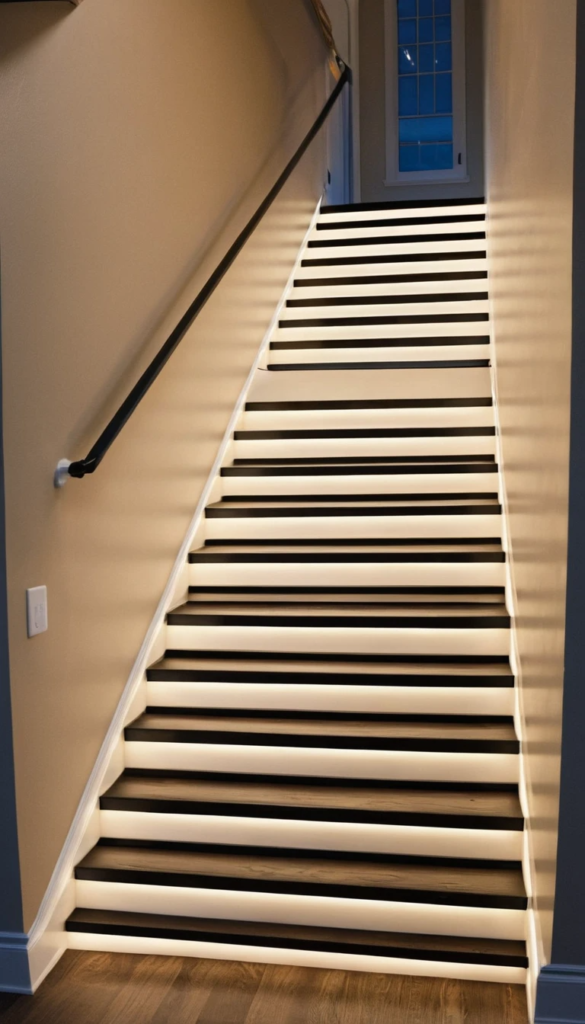 Basement Stairs Decorating Ideas