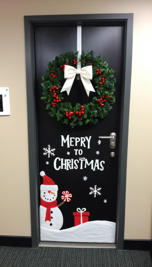 Christmas Office Door Decorating Ideas