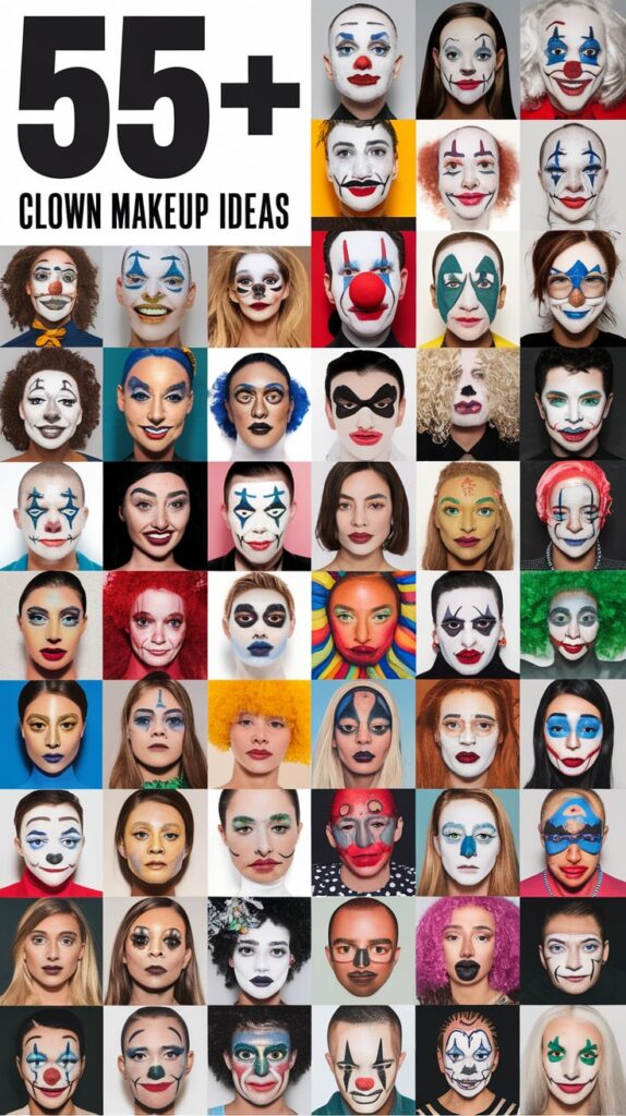 Clown Makeup Ideas