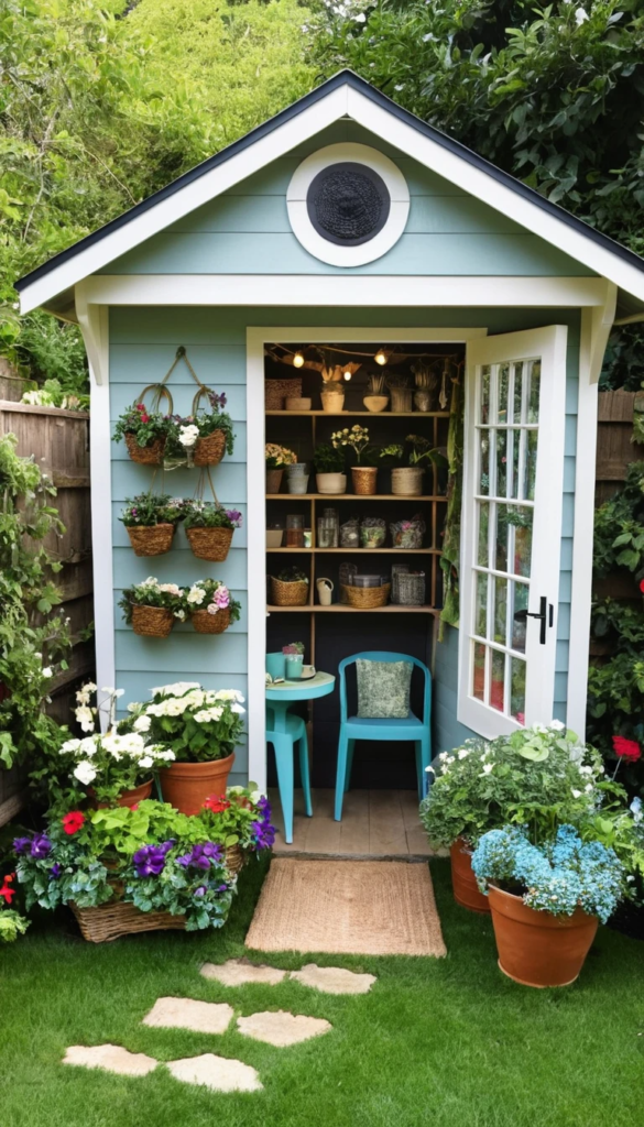 Garden Shed Decorating Ideas