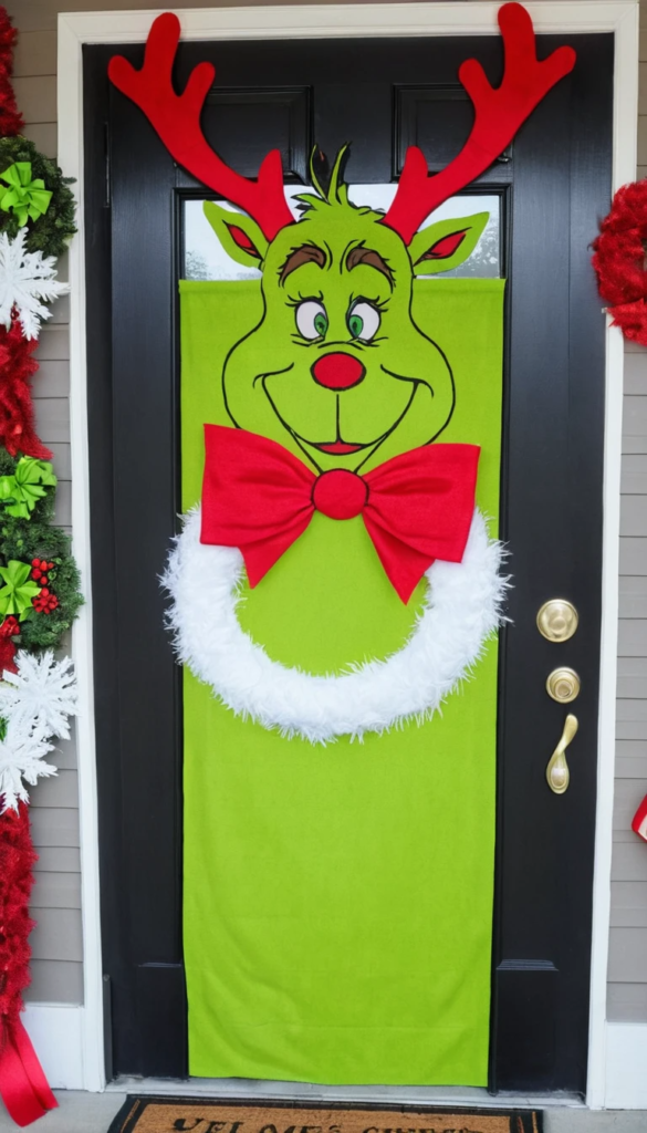 Grinch Door Decoration Ideas