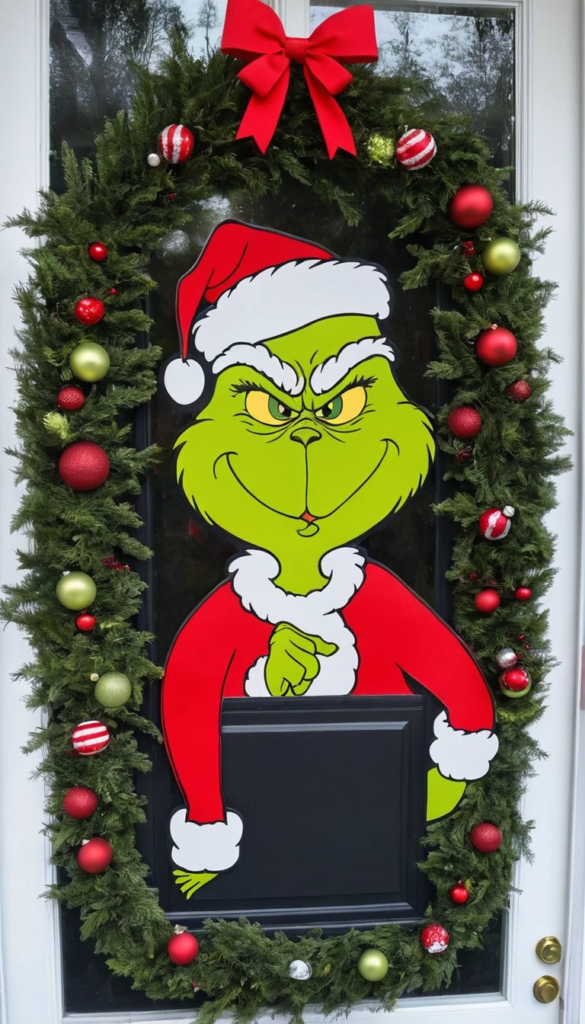 Grinch Door Decoration Ideas