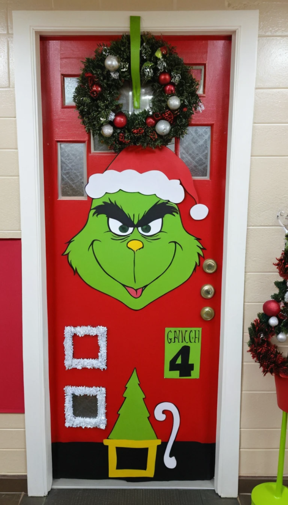 Grinch Door Decoration Ideas