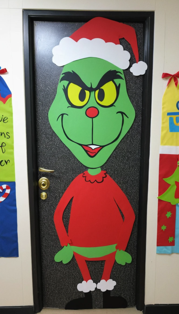 Grinch Door Decoration Ideas