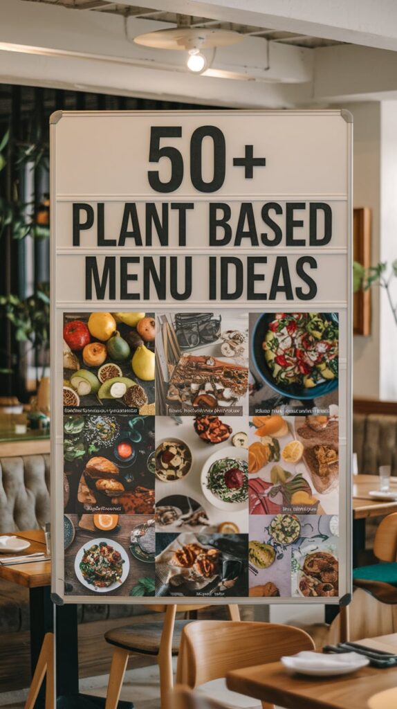 Plant Based Menu Ideas