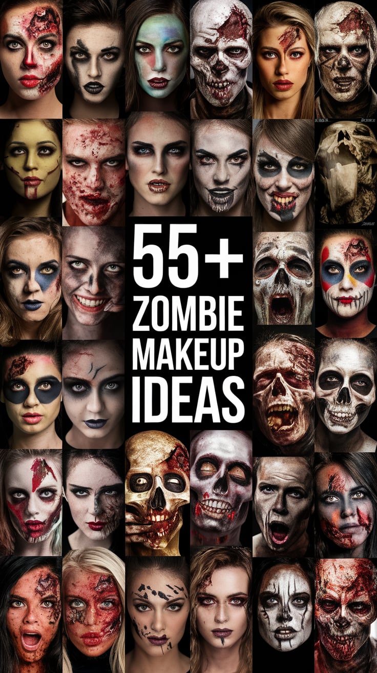 Zombie Makeup Ideas Create An Eerie Look