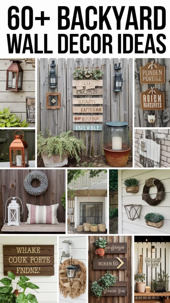 Backyard Wall Decor Ideas