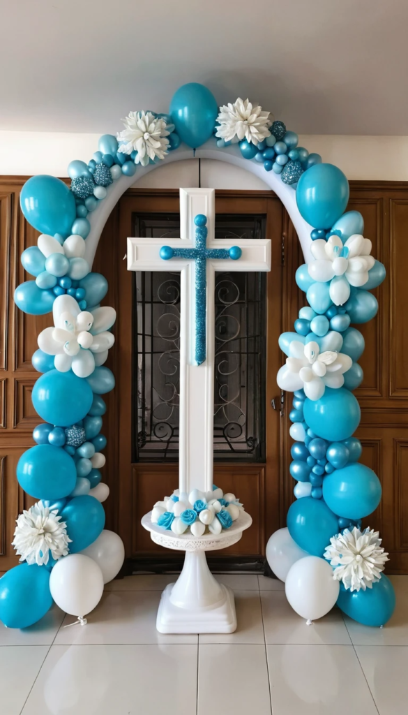 Balloon Decoration Ideas for Baptism