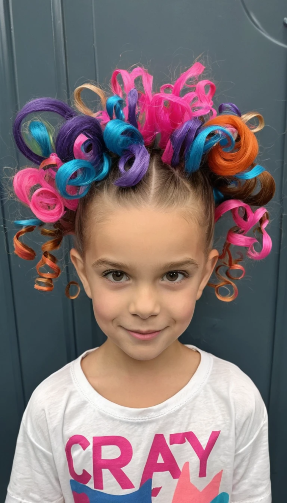 Crazy Hair Day Ideas for Girls