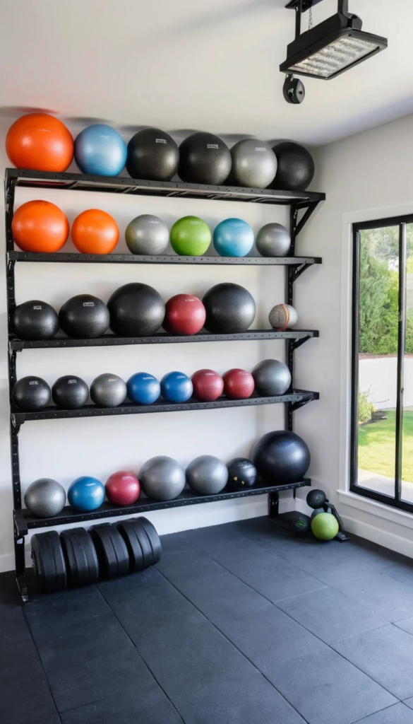 Half Garage Gym Ideas