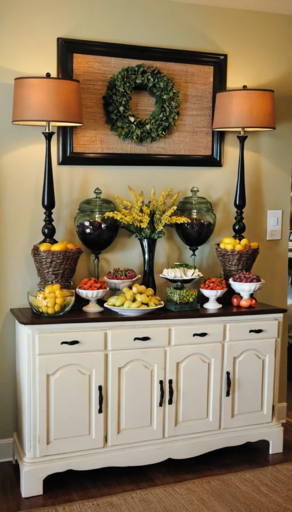 Dining Room Buffet Decor Ideas