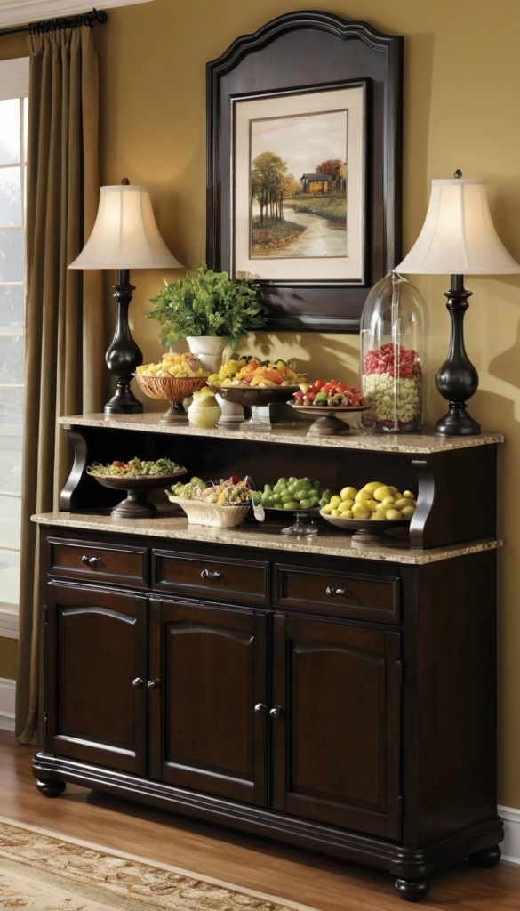 Dining Room Buffet Decor Ideas