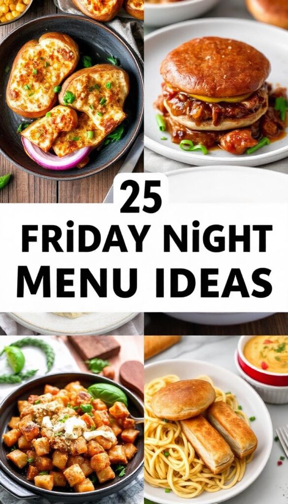 Friday Night Menu Ideas