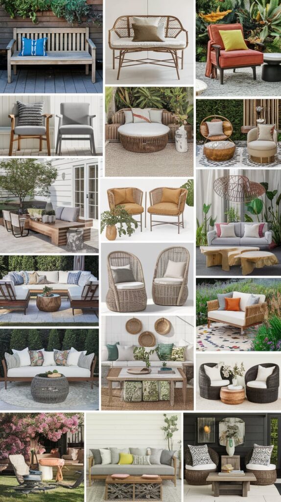 Garden Furniture Decorating Ideas