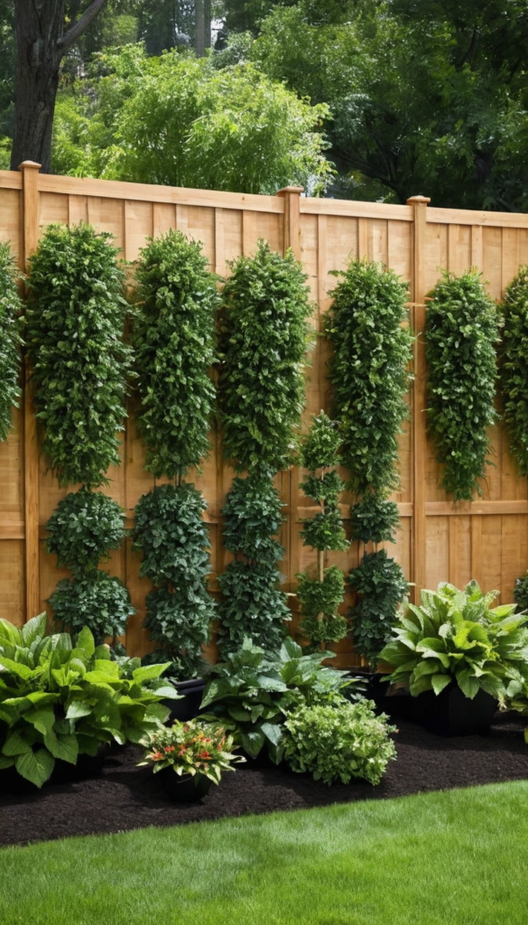 Privacy Fence Decorating Ideas