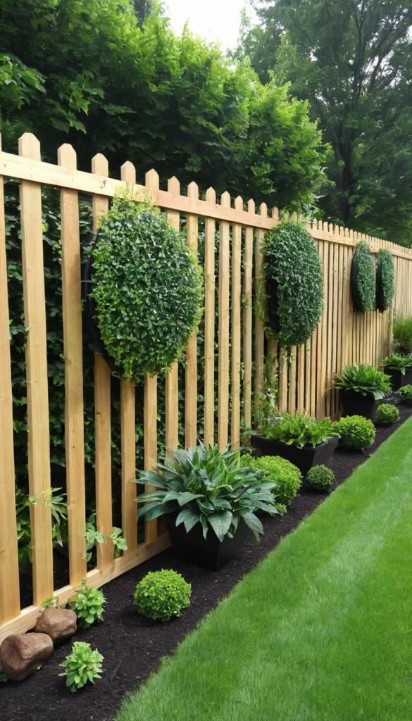 Privacy Fence Decorating Ideas