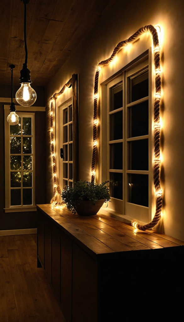 Rope Lights Decorating Ideas