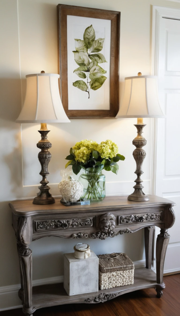 Sofa Table Decorating Ideas