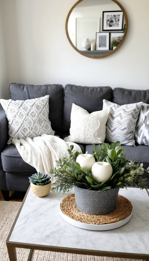 Sofa Table Decorating Ideas