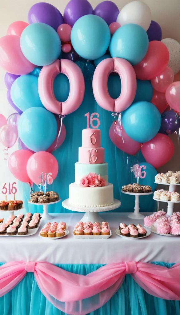 Sweet 16 Birthday Party Decoration Ideas