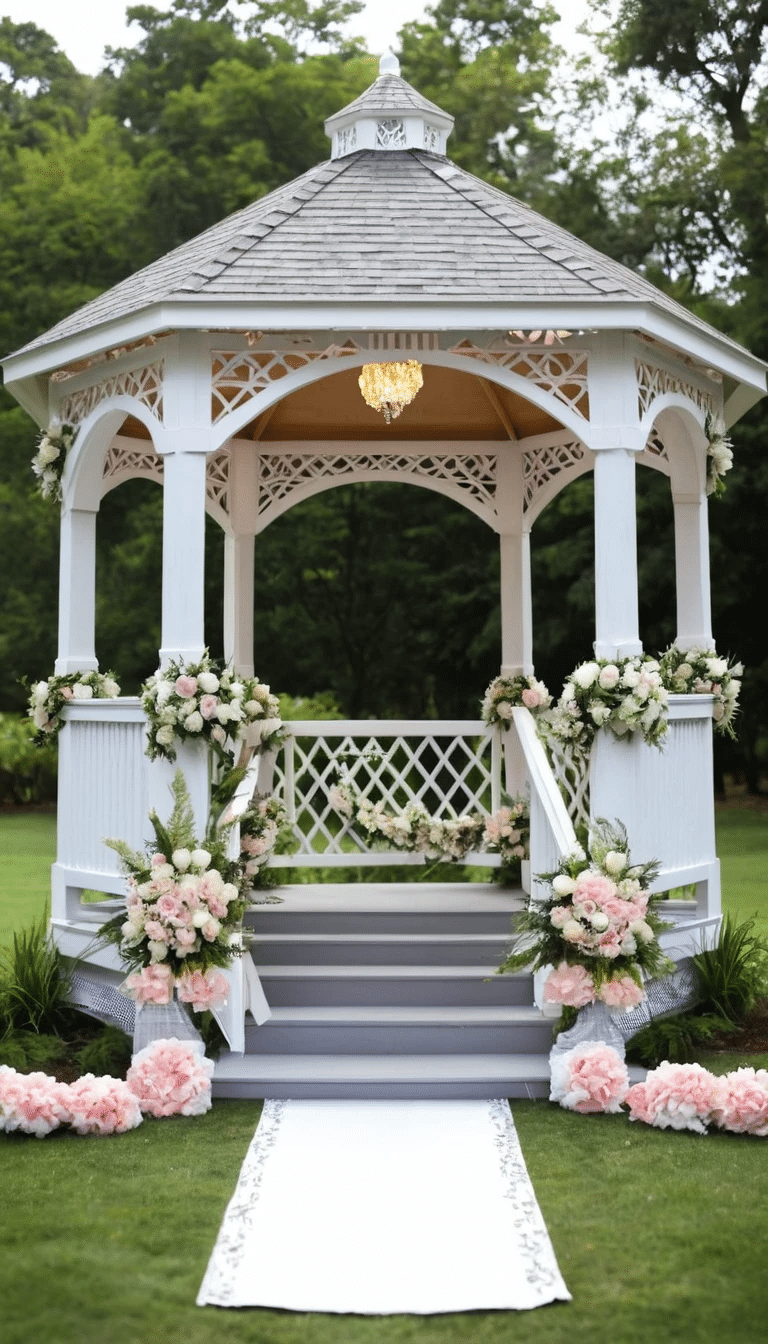 Wedding Gazebo Decorating Ideas Romantic Designs Wedding Gazebo Decorating Ideas Romantic Designs