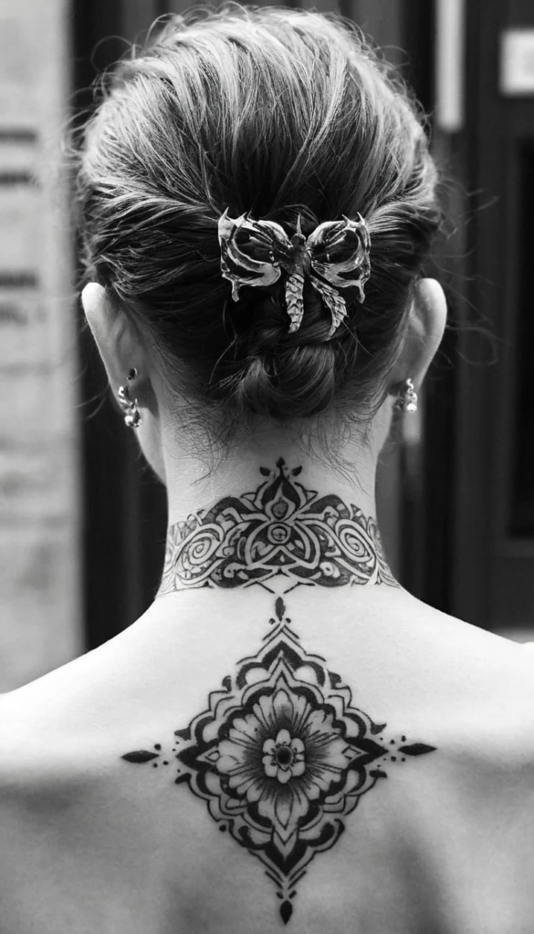 Back of Neck Tattoo Ideas