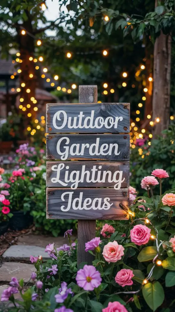 Outdoor Garden Lighting Ideas