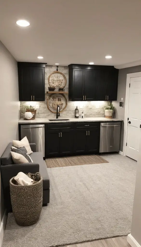 Small basement decoration ideas