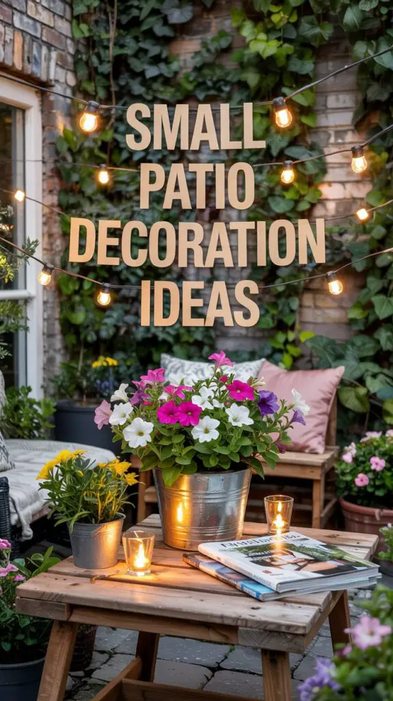 Small Patio Decoration Ideas