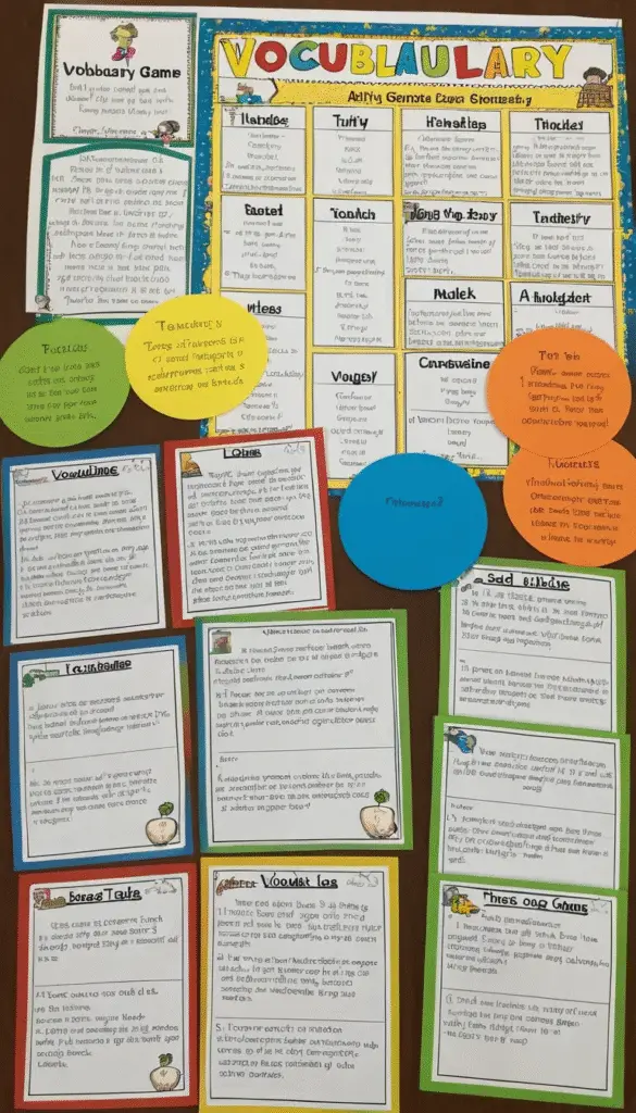 Vocabulary Game Ideas