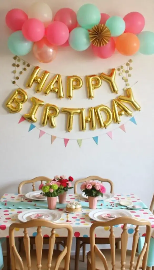 Birthday Decoration Ideas at Home