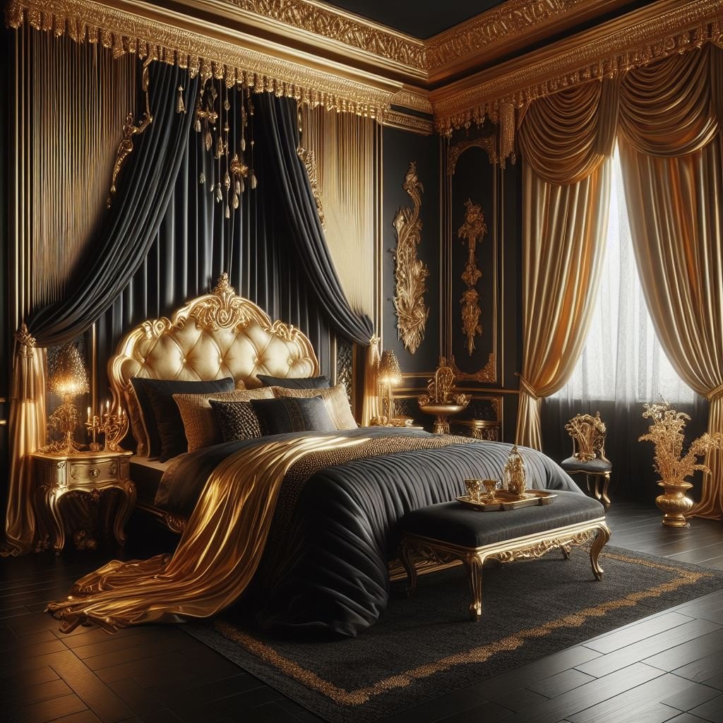 Black Bedroom Furniture Design Ideas