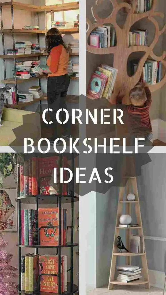 Corner Bookshelf Ideas