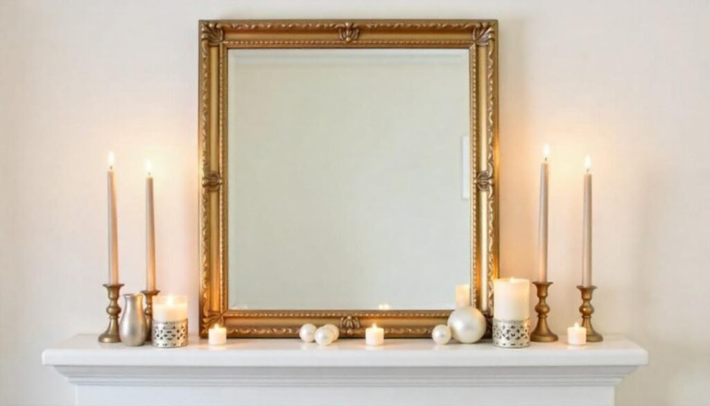 Christmas Mirror Decoration Ideas