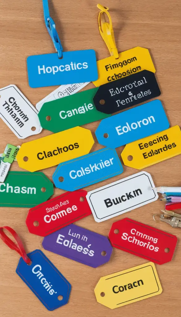 Name Tag Ideas