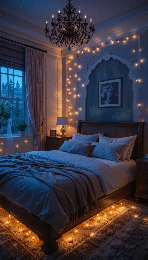 Bedroom Decorating Ideas with Fairy Lights