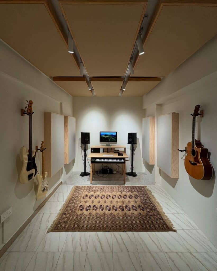 Computer Music Room Music Room Ideas: Stylish & Creative Designs