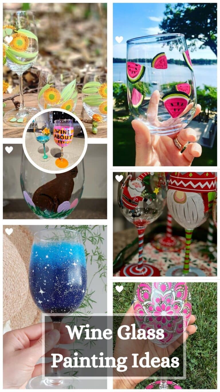 Wine Glass Painting Ideas Creative DIY Designs — free download