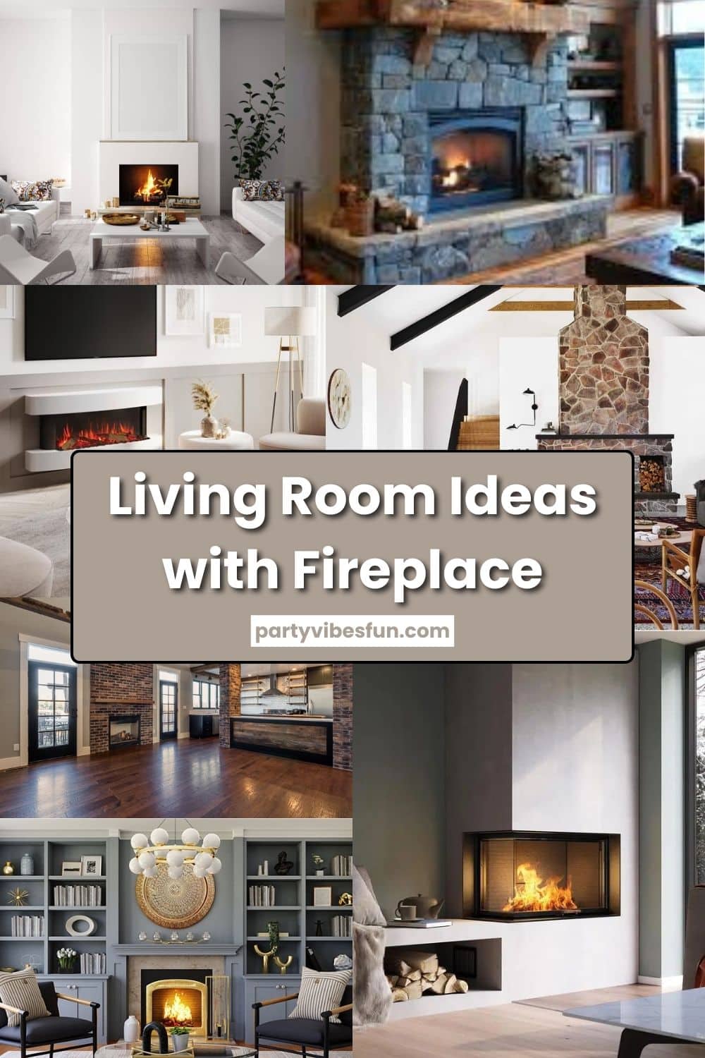 Living Room Ideas with Fireplace