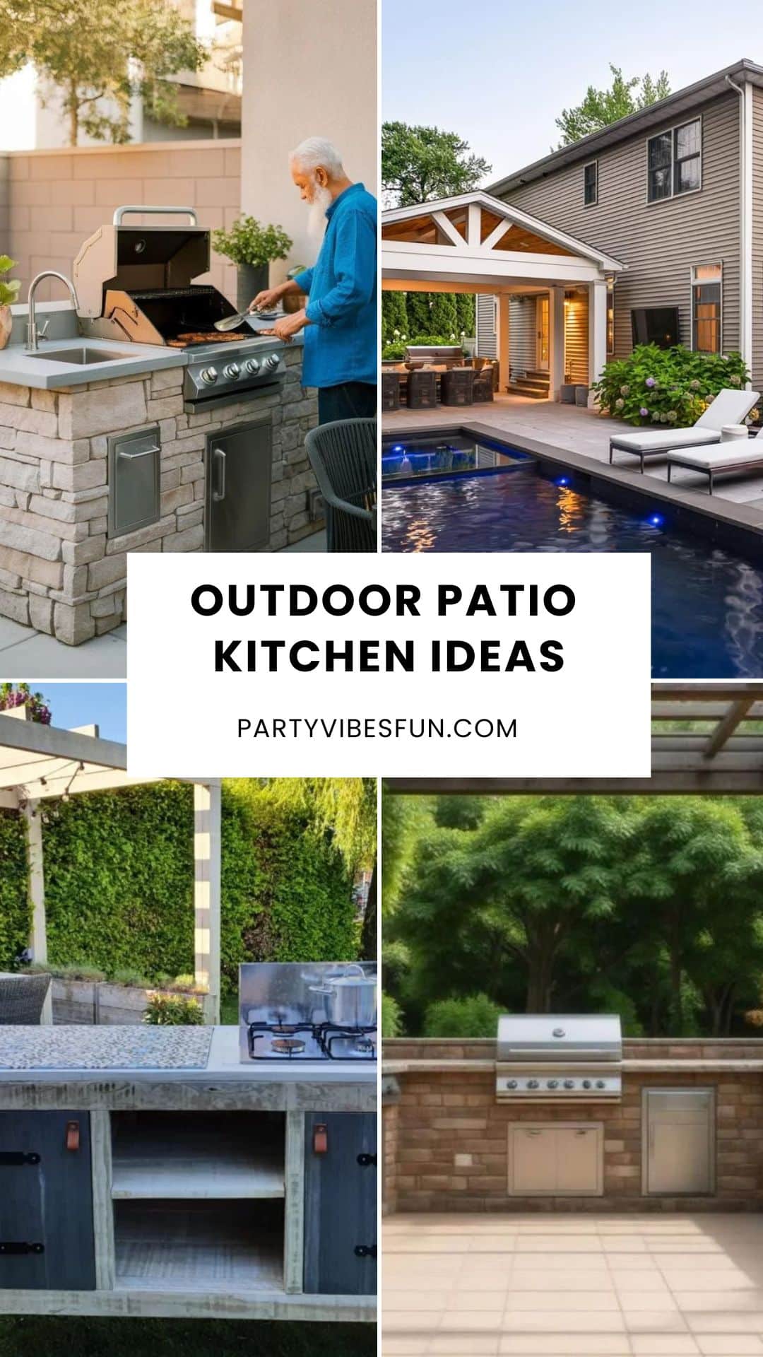 Outdoor Patio Kitchen Ideas for Stylish Cooking Spaces