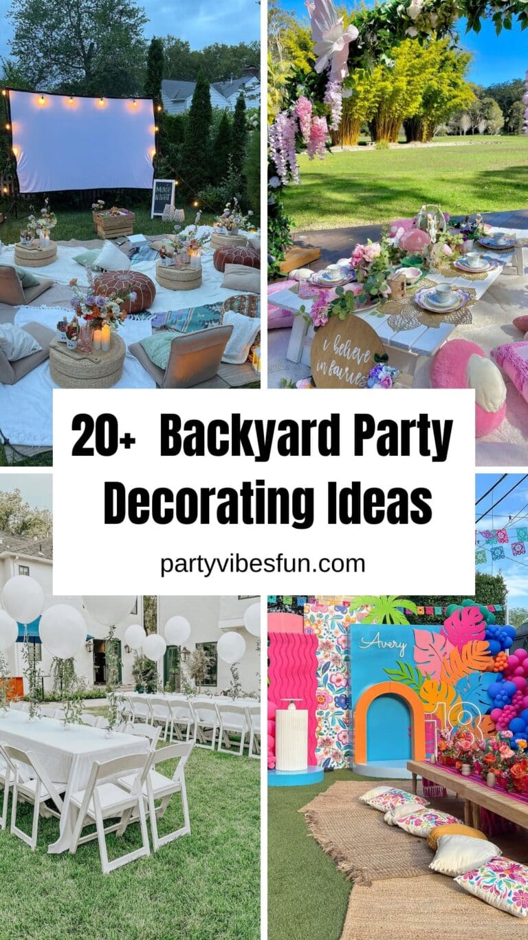 Backyard Party Decorating Ideas: Stylish Outdoor Setup
