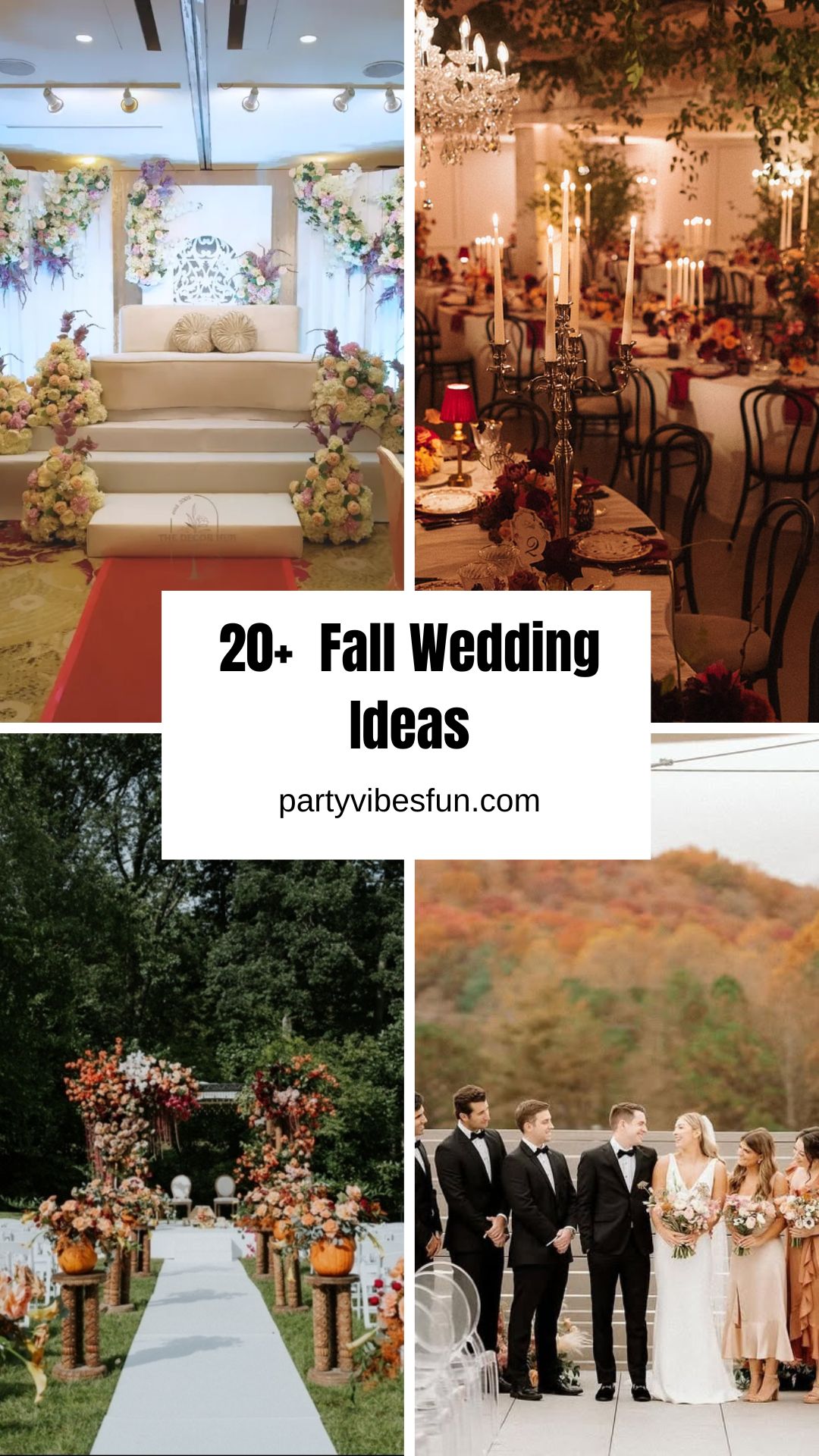 Fall Wedding Ideas for Cozy, Elegant Seasonal Celebrations