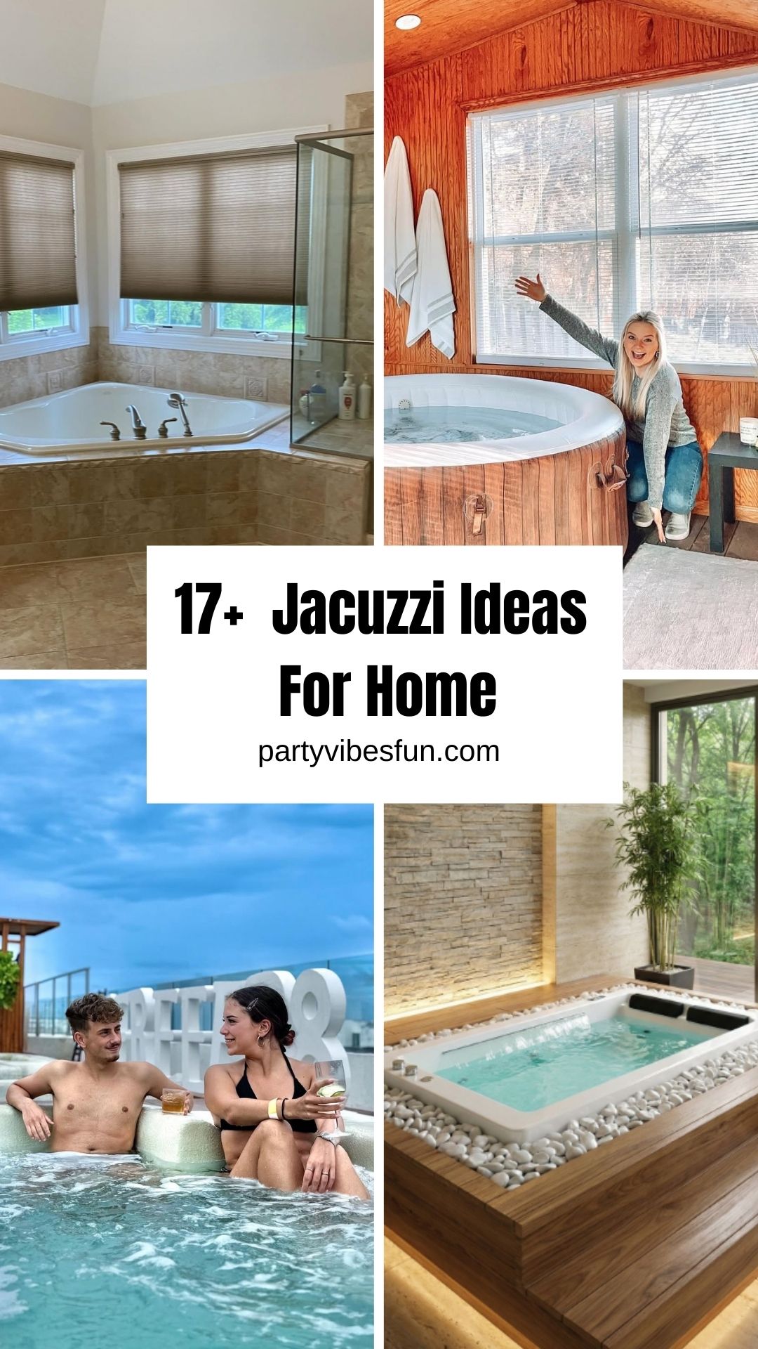 Jacuzzi Ideas For Home: Calming Spa Style Retreat